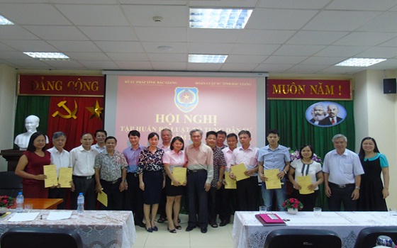 Bắc Giang: Đoàn Luật sư phối hợp Sở Tư pháp tổ chức tập huấn điểm mới BLTT Dân sự 2015 cho Luật sư, Người tập sự hành nghề Luật sư, Kiểm sát viên