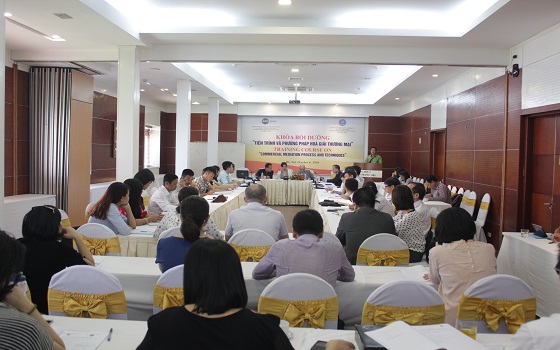 Hà Nội: Tổ chức khóa bồi dưỡng “Tiến trình và phương pháp hòa giải thương mại”