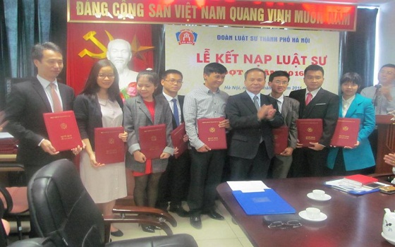 Đoàn Luật sư thành phố Hà Nội tổ chức Lễ kết nạp luật sư Đợt 9 năm 2016
