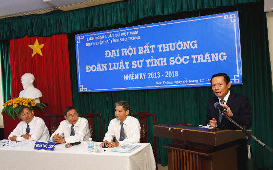 Đoàn Luật sư tỉnh Sóc Trăng tổ chức thành công Đại hội bất thường