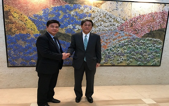 Tân Đại sứ Nhật Bản tại Việt Nam tiếp Chủ tịch Liên đoàn Luật sư Việt Nam