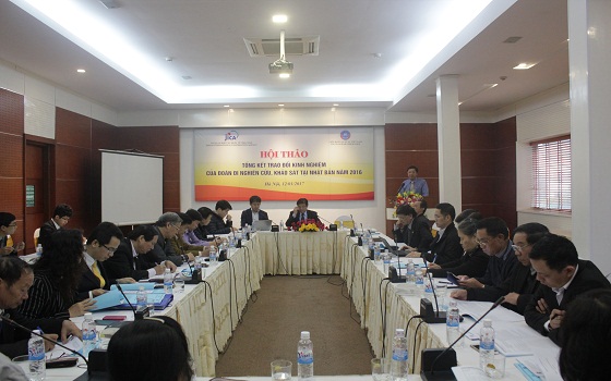 Hội thảo tổng kết, trao đổi kinh nghiệm Đoàn đi nghiên cứu, khảo sát tại Nhật Bản năm 2016