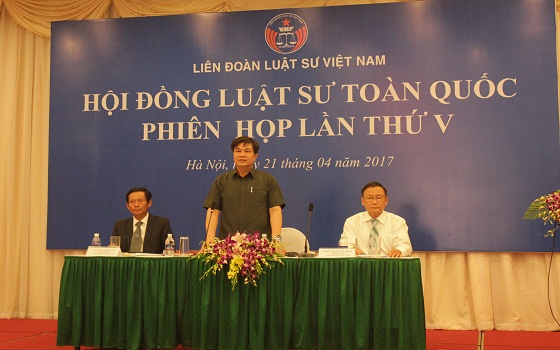 HỘI ĐỒNG LUẬT SƯ TOÀN QUỐC HỌP PHIÊN THỨ V