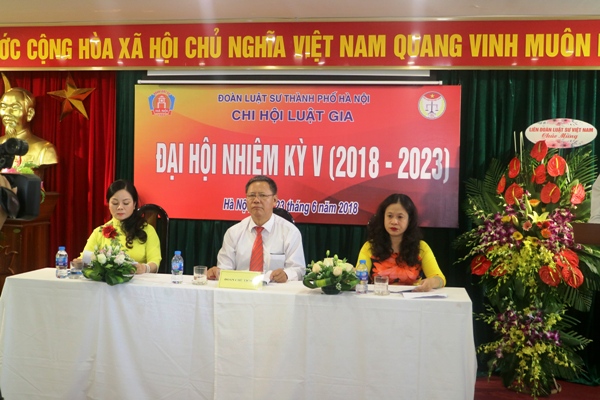 Chi hội Luật gia Đoàn luật sư TP. Hà Nội tổ chức tổng kết nhiệm kỳ IV  (2013 - 2018) và triển khai nhiệm vụ nhiệm kỳ V (2018 - 2023)