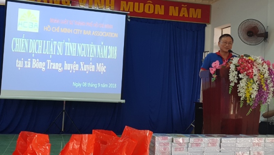 Đoàn luật sư Thành phố Hồ Chí Minh tổ chức từ thiện tại tỉnh Bà Rịa - Vũng Tàu