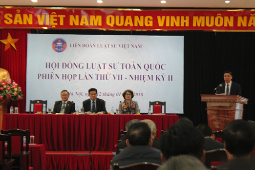 HỘI ĐỒNG LUẬT SƯ TOÀN QUỐC NHIỆM KỲ II HỌP PHIÊN THỨ VII