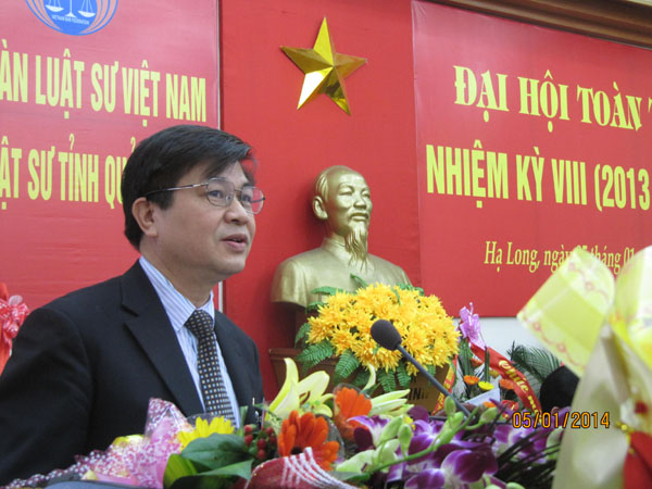 Bài phát biểu của LS. TS Đỗ Ngọc Thịnh – Phó Chủ tịch kiêm Tổng Thư ký LĐLSVN - tại Đại hội nhiệm kỳ Đoàn luật sư tỉnh Quảng Ninh