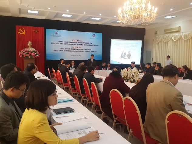 Hội thảo quốc tế “Kỹ năng của luật sư trong đàm phán, soạn thảo hợp đồng và giải quyết tranh chấp trong hợp đồng thương mại - Kinh nghiệm của Nhật Bản”
