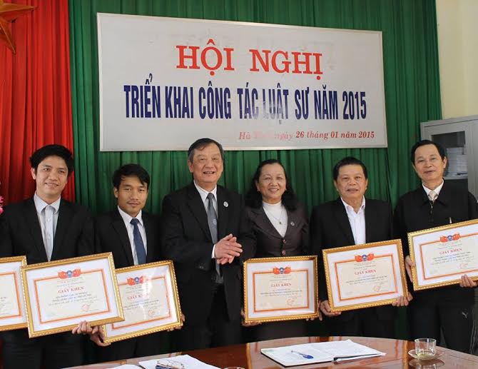 Đoàn luật sư tỉnh Hà Tĩnh tổ chức hội nghị triển khai công tác năm 2015