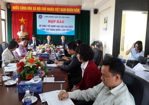 Sẽ có 386 đại biểu chính thức dự Đại hội Đại biểu luật sư toàn quốc lần thứ II