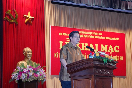 Bài phát biểu khai mạc Kỳ kiểm tra kết quả tập sự hành nghề luật sư khu vực phía Bắc đợt 1 năm 2015 của LS. TS Đỗ Ngọc Thịnh