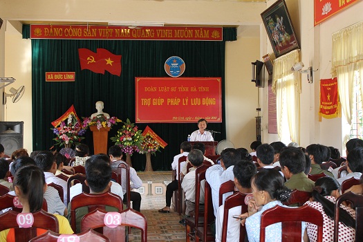 Đoàn luật sư tỉnh Hà Tĩnh trợ giúp pháp lý miễn phí cho người dân vùng sâu, vùng xa