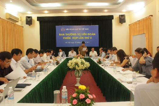 Ban Thường vụ Liên đoàn luật sư Việt Nam nhiệm kỳ II họp phiên thứ II
