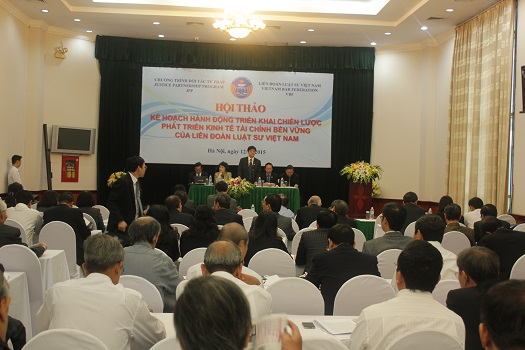 Hội thảo “Kế hoạch hành động triển khai Chiến lược phát triển kinh tế tài chính bền vững của Liên đoàn Luật sư Việt Nam”
