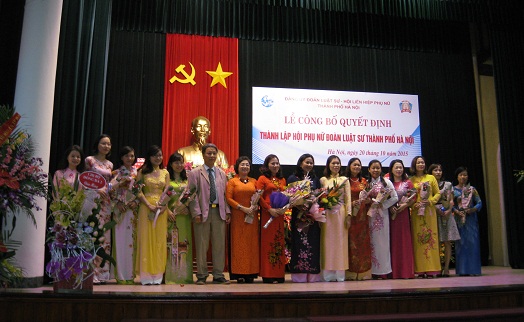 Thành lập Hội phụ nữ Đoàn luật sư thành phố Hà Nội