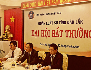 Đại hội bất thường Đoàn Luật sư tỉnh Đắk Lắk