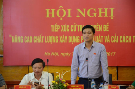 Đoàn ĐB Quốc hội TP.Hà Nội: Tiếp thu ý kiến nâng cao chất lượng xây dựng pháp luật và cải cách tư pháp