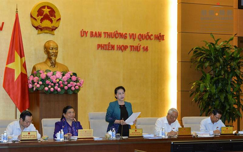 Khai mạc Phiên họp thứ 14 Ủy ban Thường vụ Quốc hội khóa XIV