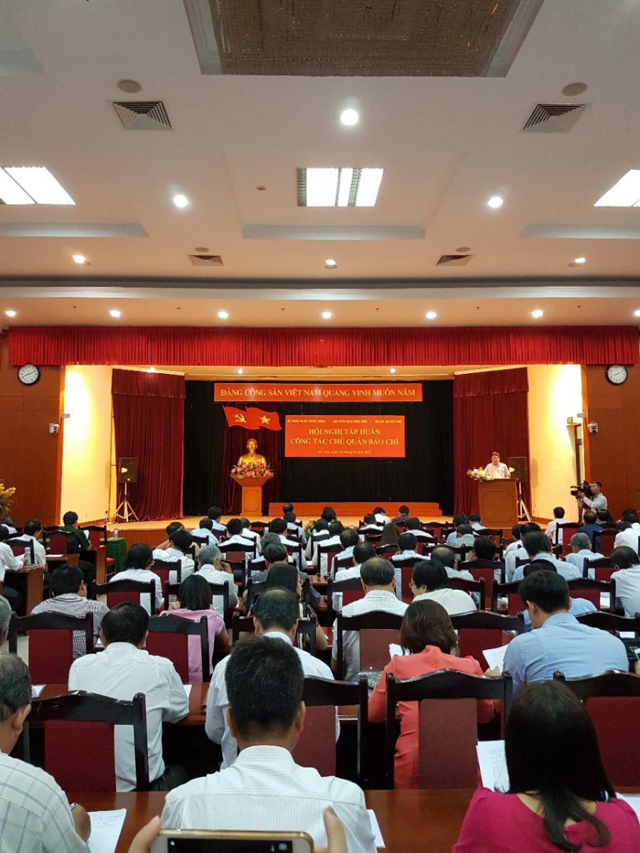 Tổng Thư ký LĐLSVN tham dự Hội nghị tập huấn công tác chủ quản báo chí